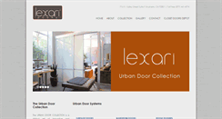 Desktop Screenshot of lexaridoors.com