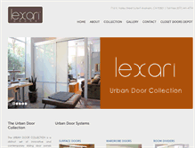 Tablet Screenshot of lexaridoors.com